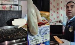 Hatay'da okul kantininde hijyen ihlali ve tarihi geçmiş tavuk döner tespit edildi