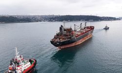 İstanbul Boğazı'nda Palau bayraklı geminin geçişi nedeniyle trafik durduruldu
