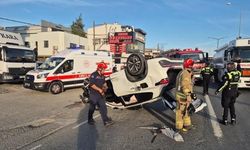 İstanbul Silivri'de E-5 Karayolu'nda Zincirleme Trafik Kazası: 2 Yaralı