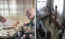 İzmir'de 87 yaşındaki adam 2 ay sonra eşini görünce ayağa kalktı