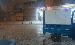 Kilis'te ani dolu yağışı yolları beyaza dönüştürdü