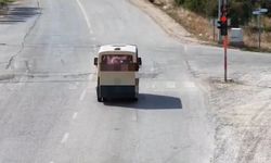 Kırıkkale'de kırmızı ışık ihlali yapan sürücü dronla takip edilerek yakalandı
