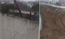 Kocaeli'de Sağanak Sonrası Dev İstinat Duvarı Çöktü