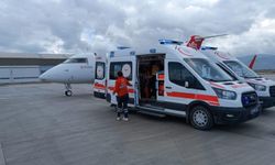 Muş'tan 20 haftalık Ertuğrul bebek için uçak ambulansla İstanbul'a sevk