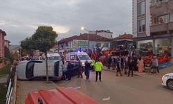 Samsun Havza'da İki Otomobilin Çarpışması Sonucu 4 Kişi Yaralandı