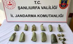 Şanlıurfa Suruç'ta 5,5 kilogram esrar ele geçirildi