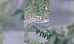 Sel felaketinde köprü yıkıldı