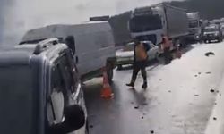 Tarsus-Adana-Gaziantep Otoyolu'nda Zincirleme Kaza: 8 Kişi Yaralandı