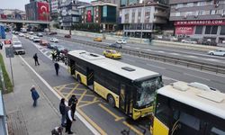 Üsküdar'da İETT otobüsleri çarpıştı, 4 yolcu yaralandı
