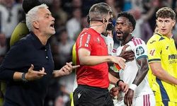 Vinicius Junior'un golü iptal edildi, kırmızı kart gördü; Mourinho maç sonrası basın toplantısına katılmadı