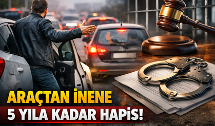 Trafikte kavga için araçtan inenlere 5 hapis resmileşti!