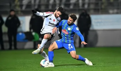Beşiktaş, Çaykur Rizespor’u 1-0 mağlup etti!