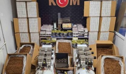 Sivas'ta Kaçak Tütün Operasyonunda Binlerce Makaron Ele Geçirildi