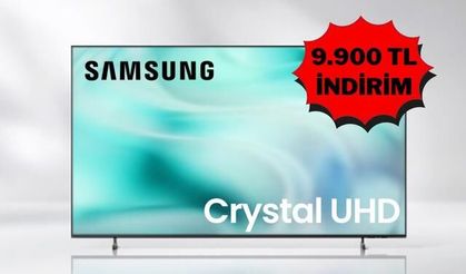 Samsung 55' Crystal UHD TV 9.900 TL İndirimle Bütçe Dostu 4K Keyfi Sunuyor