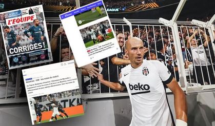 Beşiktaş'ın Marsilya karşısındaki 4-1'lik galibiyeti Fransız medyasında geniş yankı buldu
