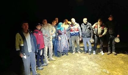 Bursa'da 3 gündür kayıp olan yaşlı kadın drone ile ormanlık alanda bulundu