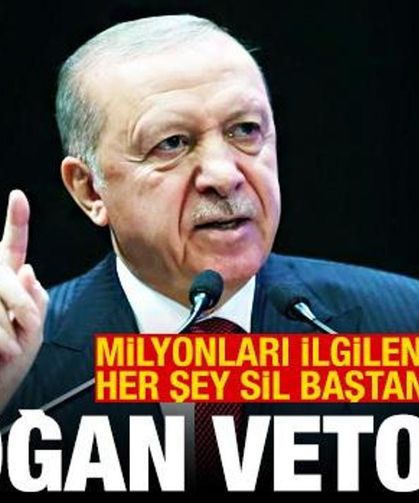 Erdoğan'dan 2+2 eğitim modeline 'şimdilik' veto