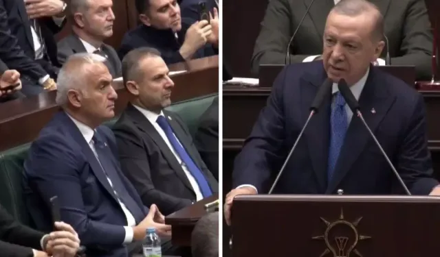 Bakan Ersoy da salonda! Cumhurbaşkanı Erdoğan'ın merakla beklenen konuşması başladı