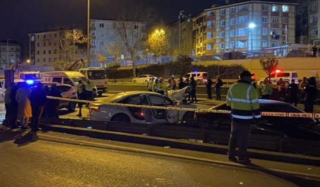 İstanbul'da 5 araçlı zincirleme trafik kazası: 1 ölü, 9 yaralı