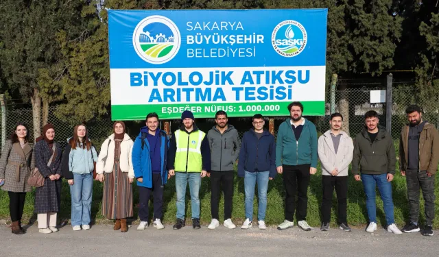 SASKİ arıtma tesisleri'ne Tıp Fakültesi'nden ziyaret