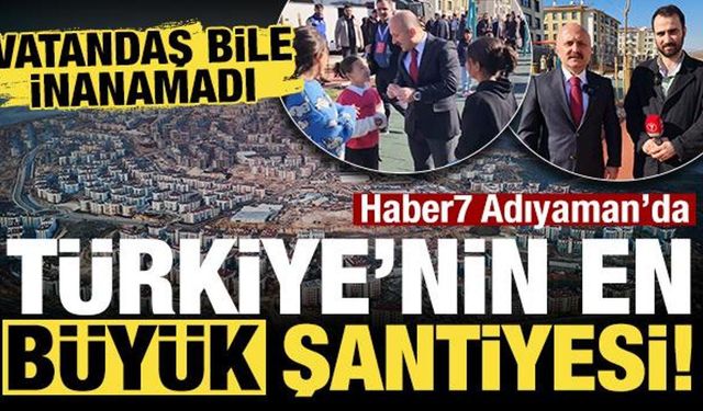 Depremin ikinci yılı: Türkiye'nin en büyük şantiye alanı kuruldu, vatandaş dahi inanamadı