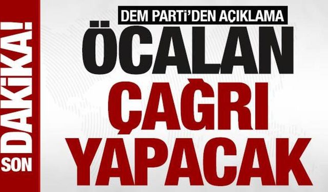 Son dakika! Teröristbaşı Öcalan önümüzdeki günlerde bir çağrı yapmaya hazırlanıyor