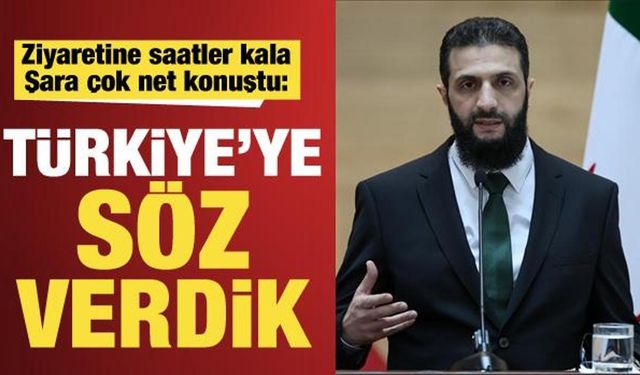 Suriye Cumhurbaşkanı Ahmed Şara'dan 'PKK' açıklaması: Türkiye'ye söz verdik