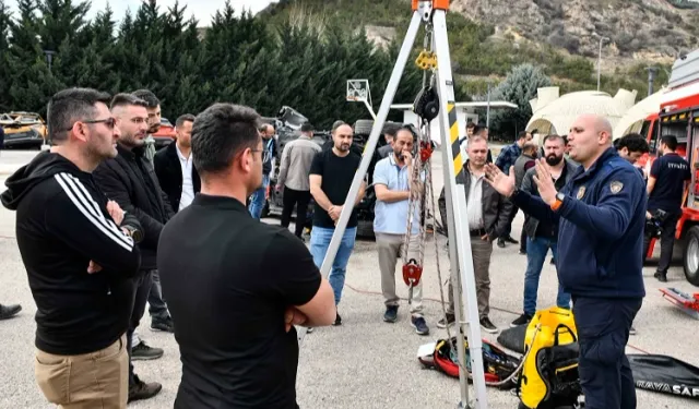 Ankara İtfaiyesi'nden iyfaiyecilere kapsamlı eğitim