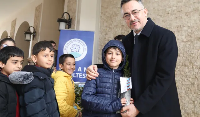 Bursa Teknik Üniversitesi'nden ilköğretime ‘Yeşil Vatan’ bilinci