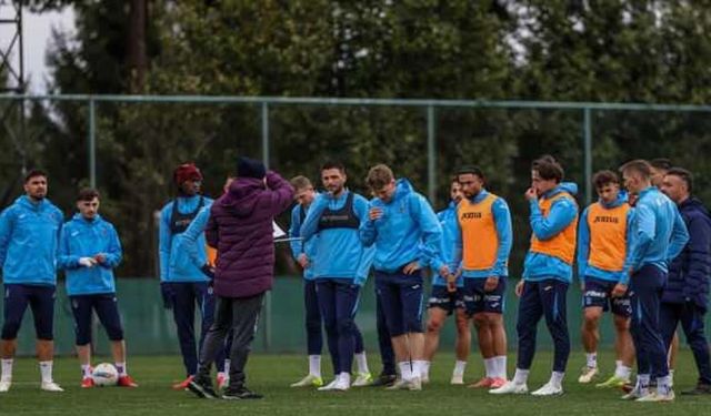 Trabzonspor, Göztepe maçı hazırlıklarına başladı