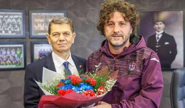 Trabzonspor'da Fatih Tekke'ye hayırlı olsun ziyareti