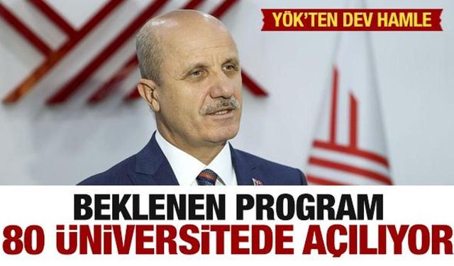 YÖK'ten dev hamle! Beklenen program 80 üniversitede açılıyor