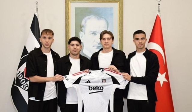 Beşiktaş'ta 4 imza resmen açıklandı