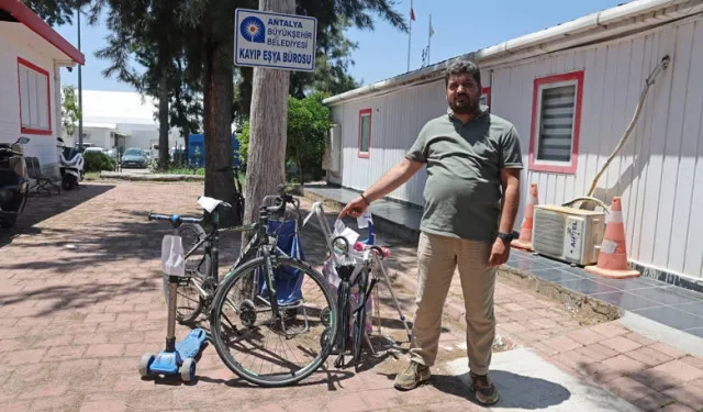 Antalya’da unutulan eşyalar sahiplerini bekliyor