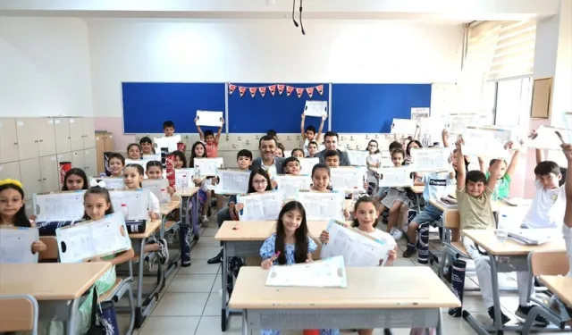 Denizli'de 'büyük' karne coşkusu