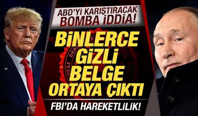 ABD'yi karıştıracak bomba iddia! FBI'da hareketlilik! Binlerce gizli belge ortaya çıktı