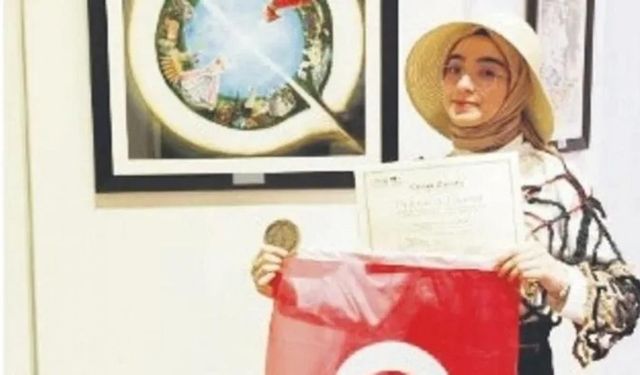 İmam hatipli ressamdan uluslararası başarı