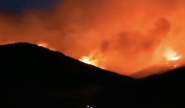 Konya'daki orman yangını Isparta sınırına dayandı