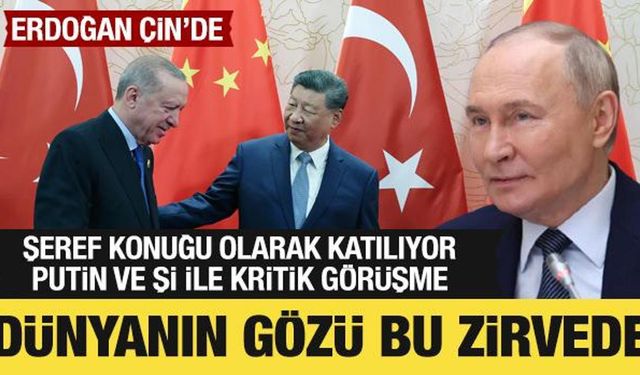 Cumhurbaşkanı Erdoğan, Çin'de: Çin Devlet Başkanı Şi ile görüştü