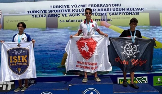 Denizli’nin altın kulacı Türkiye şampiyonu oldu