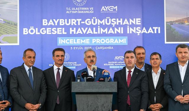 Bayburt-Gümüşhane Havalimanı için tarih verildi: Hedefimiz 2026'da uçuşları başlatmak.