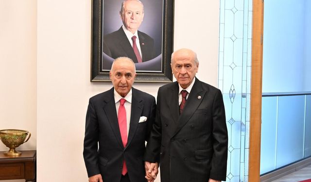 CHP eski Genel Başkanı Çetin’den Bahçeli’ye sürpriz ziyaret