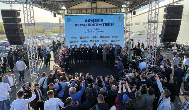 Başkan Altay, Beysu'nun 1 milyar 130 milyonluk dev tesisini hizmete açtı