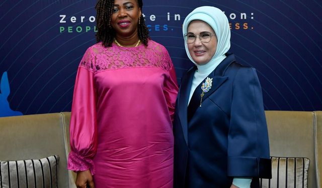 Emine Erdoğan, Sierra Leone Cumhurbaşkanı'nın eşi ile görüştü