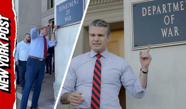 ABD'de Bakanlığın adı 'Savaş Bakanlığı' olarak değişti