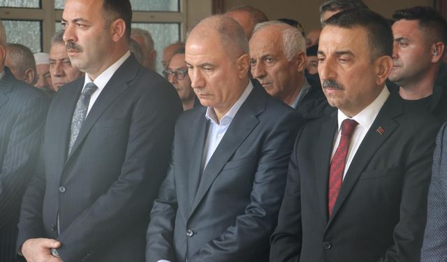 AK Parti Genel Başkanvekili Ala'nın eniştesi son yolculuğuna uğurlandı