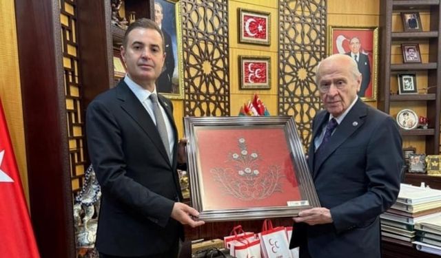 CHP'li belediye başkanı Akın'dan Bahçeli'ye ziyaret