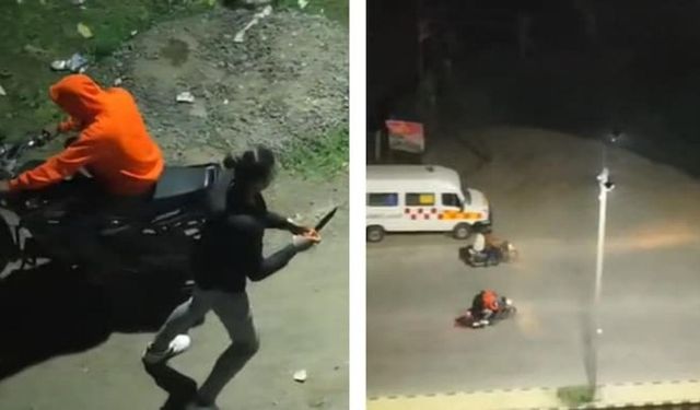 Damadı bıçaklayıp kaçan saldırgan dronla bulundu