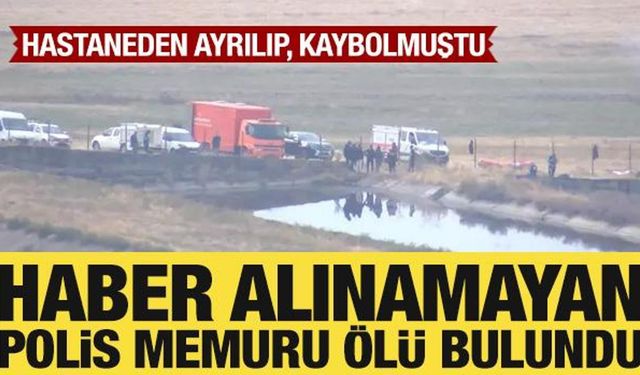 Haber alınamayan polis memuru ölü bulundu
