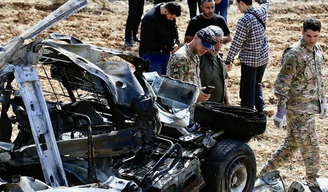 İsrail, Lübnan'ın güneyinde bir araca İHA ile saldırı düzenledi